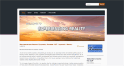Desktop Screenshot of experiencingreality.com